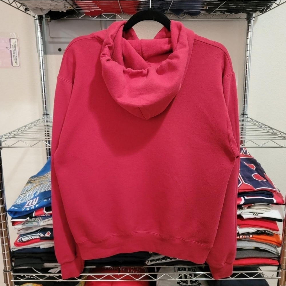 Belmont College Men's Size Small Red Champions College Hoodie - Picture 4 of 5